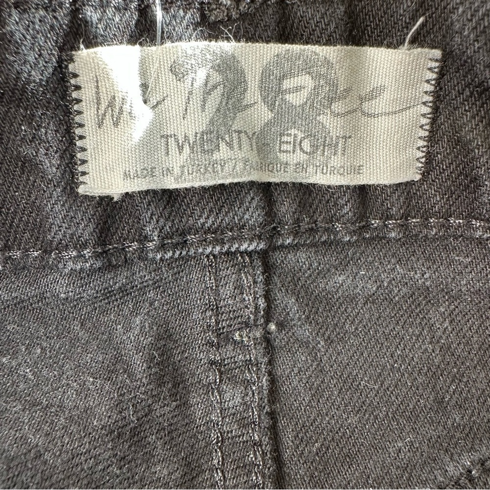Free People Wide Leg Boot Cut Jeans Denim My Own Lane Going Out Rodeo Festival - Picture 15 of 15